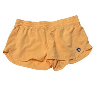 Volcom Women’s Simply Solid Boardshorts, Peach Orange Size XL Athletic Shorts